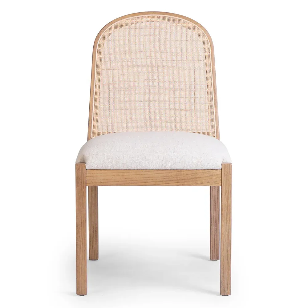 Elise Dining Side Chair - White, Cane image