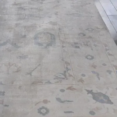 Elise Patterned Rug - Ivory, Bamboo Silk