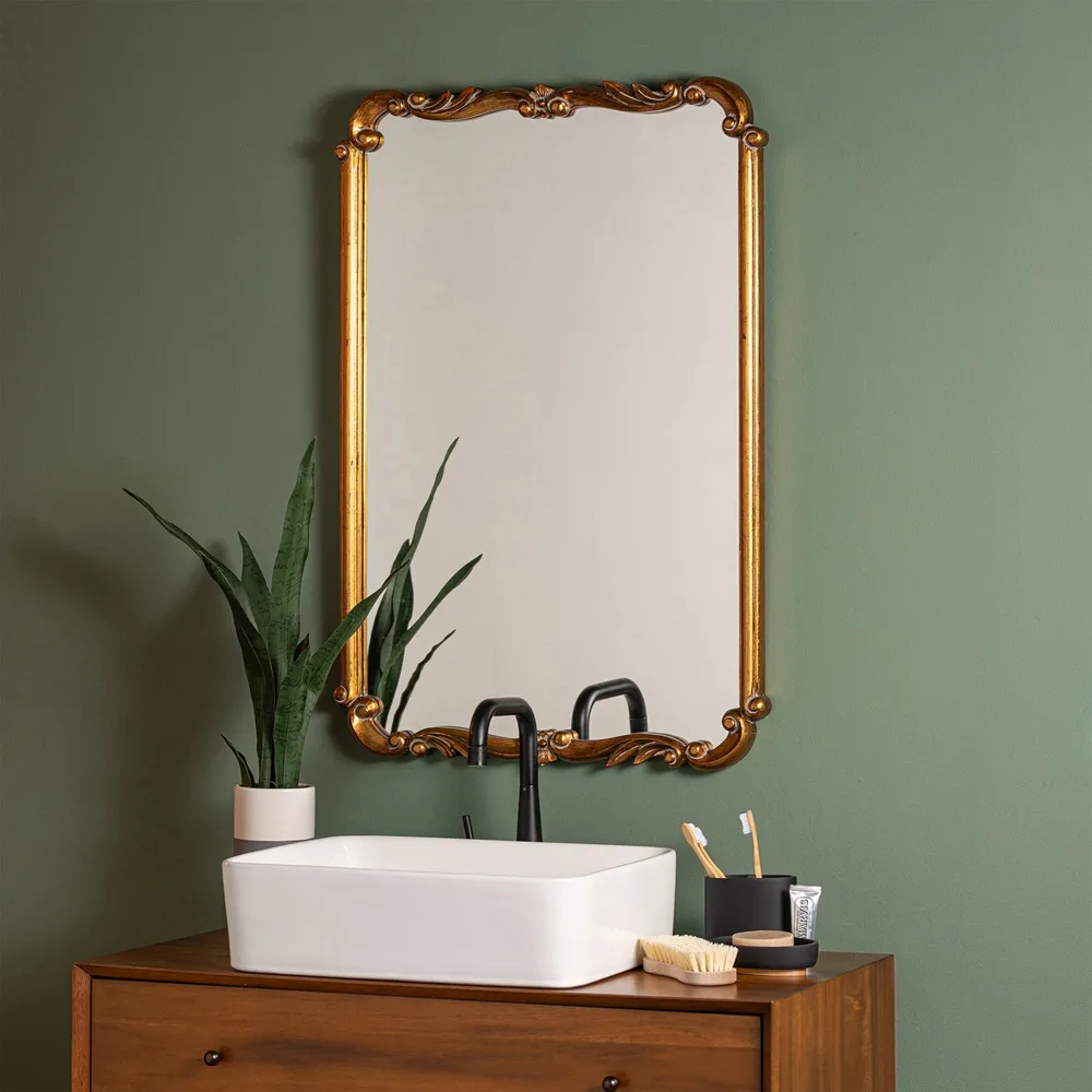 Elise Wall Mirror - Gold