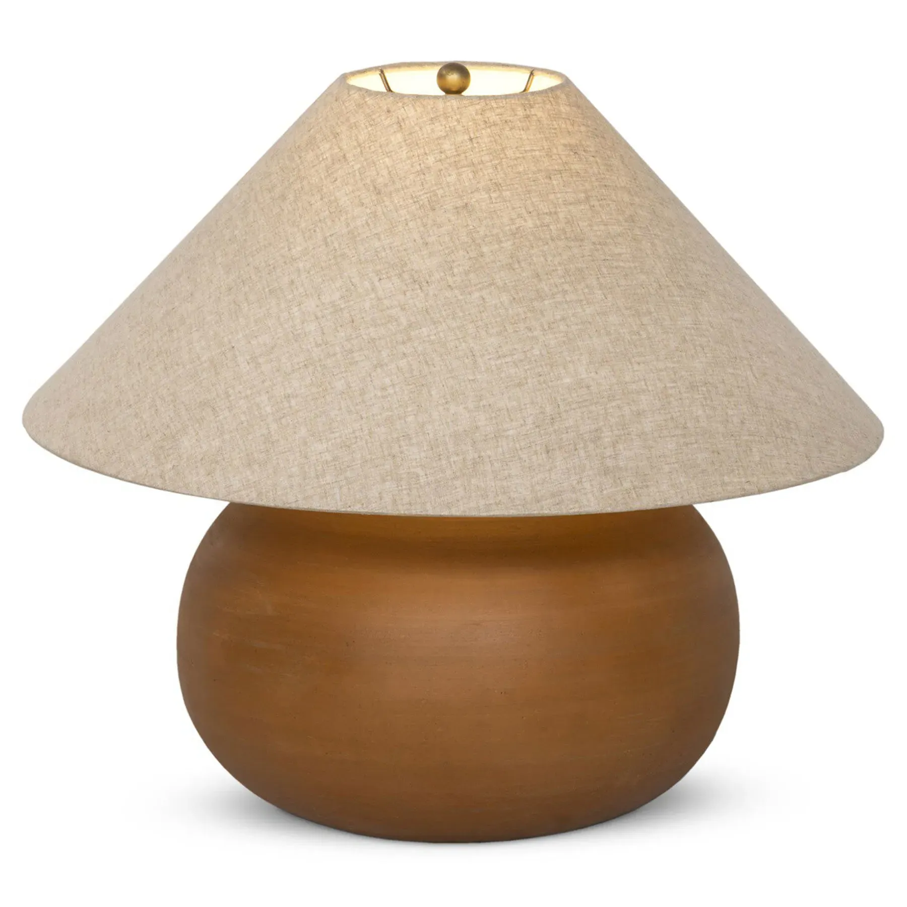 Ellery Table Lamp - Natural, Terracotta