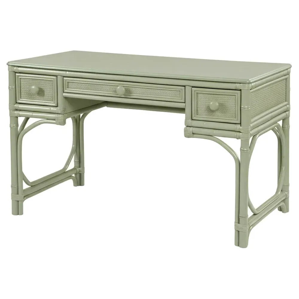 Elliana Desk - Green, Rattan image
