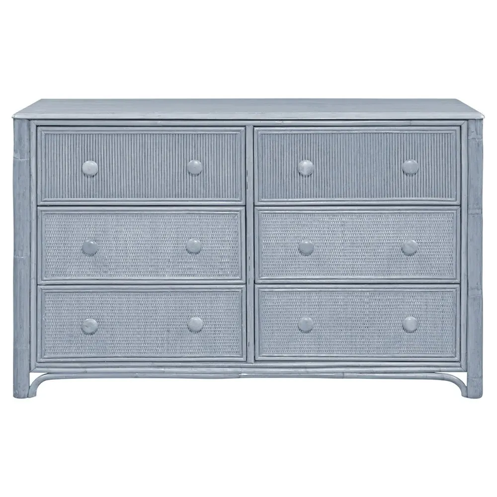 Elliana Double Dresser - Blue, Rattan image