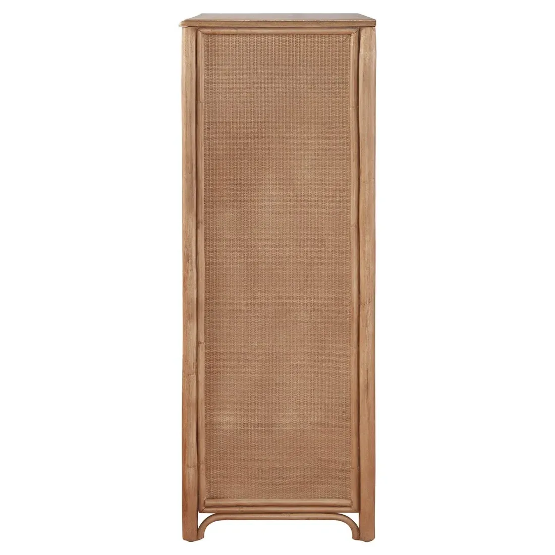 Elliana Tall Chest - Brown, Rattan