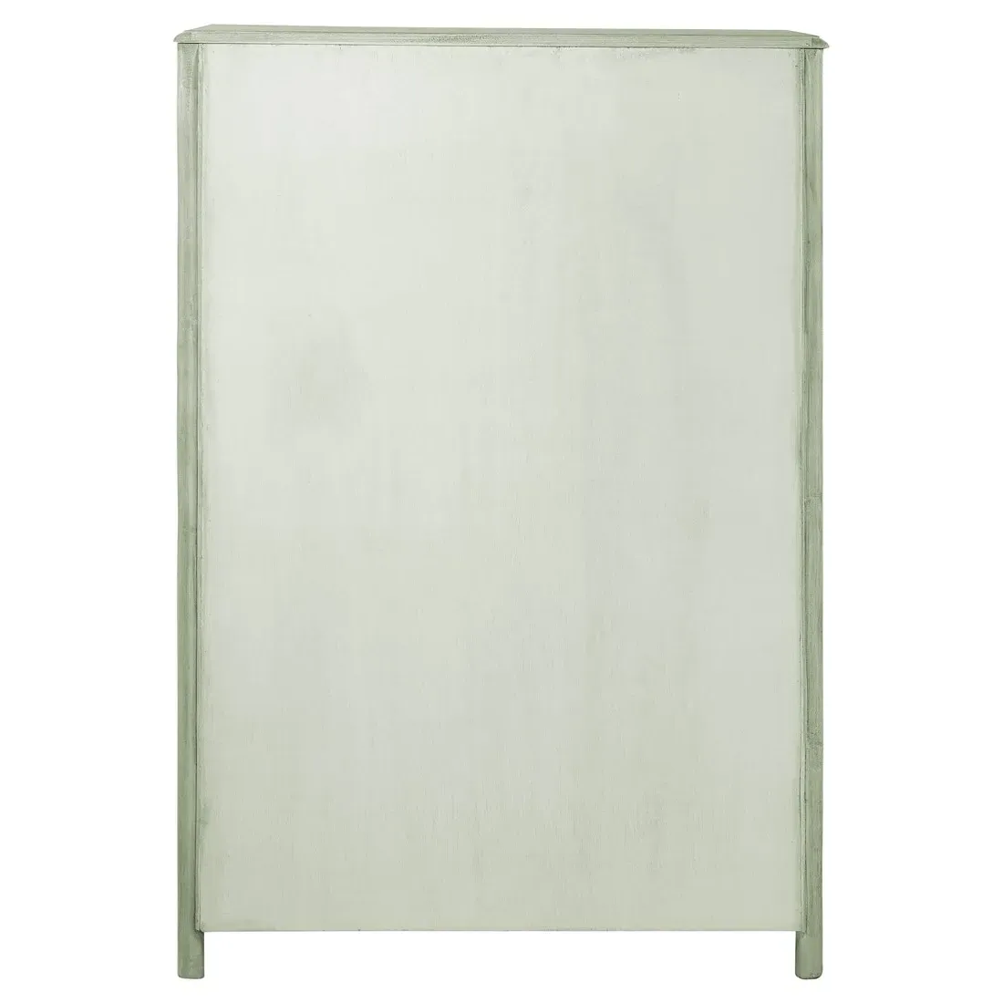 Elliana Tall Chest - Green, Rattan