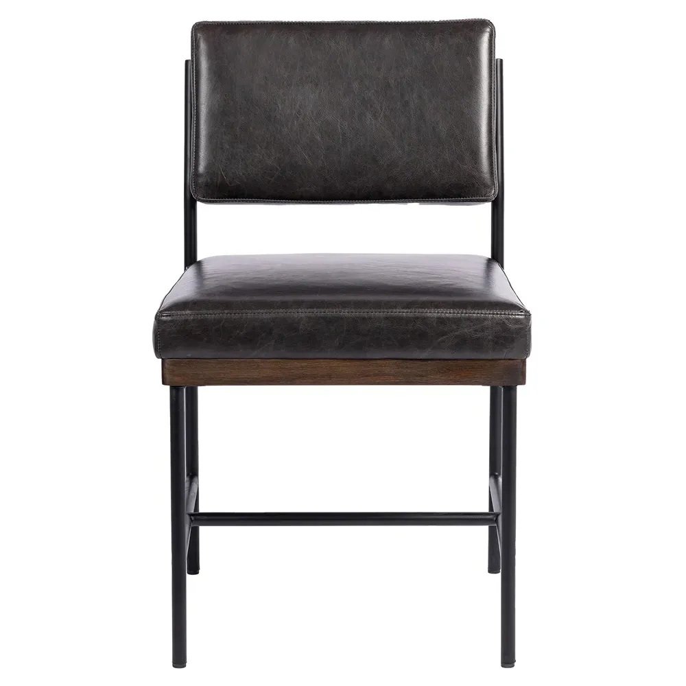 Ellie Dining Chair - Black, Leather image