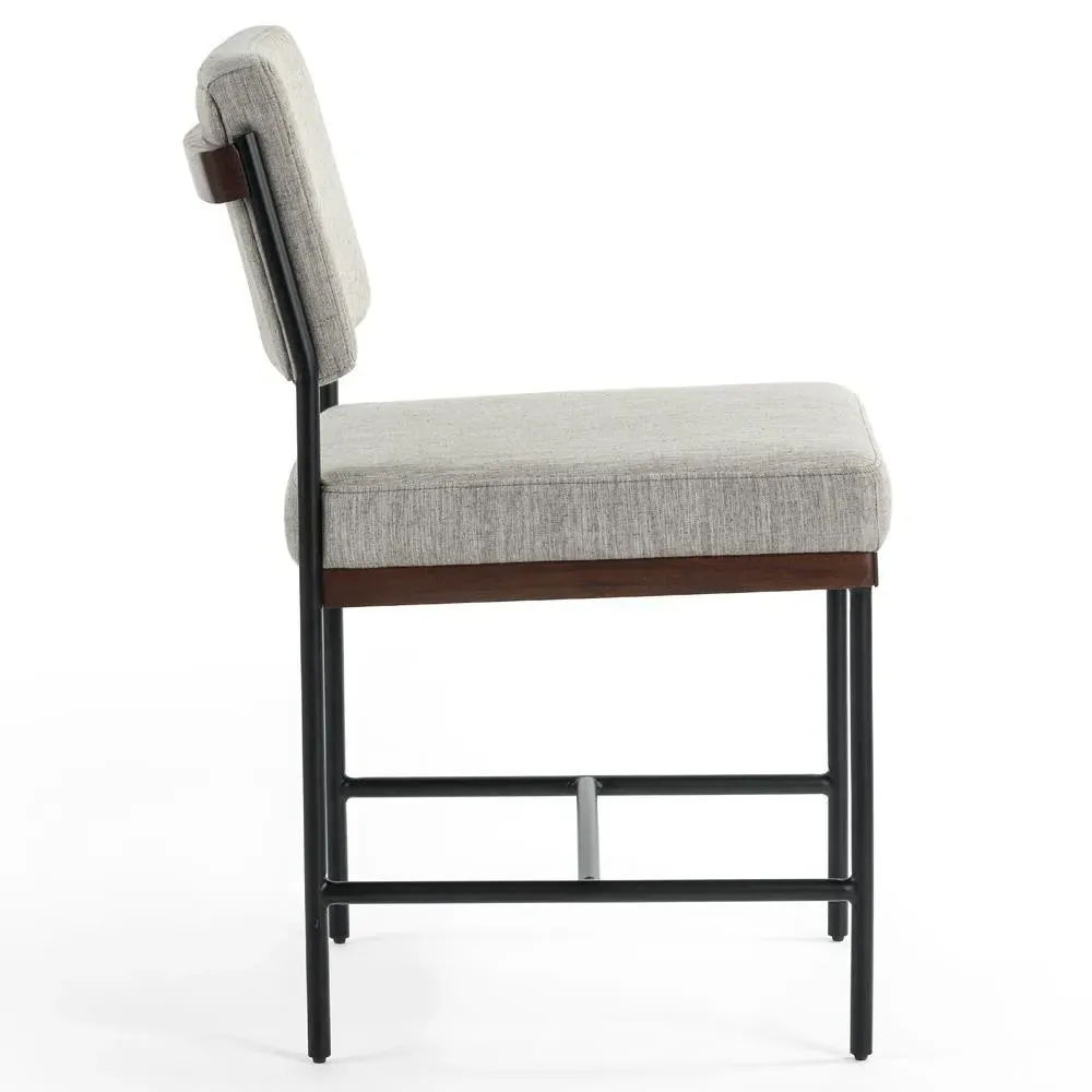 Ellie Dining Chair - Grey, Performance Fabric
