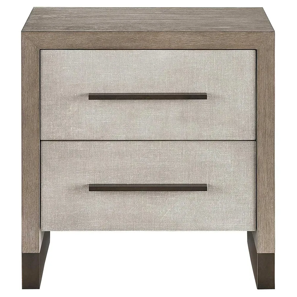 Ellie Small Nightstand - Taupe, Oak image