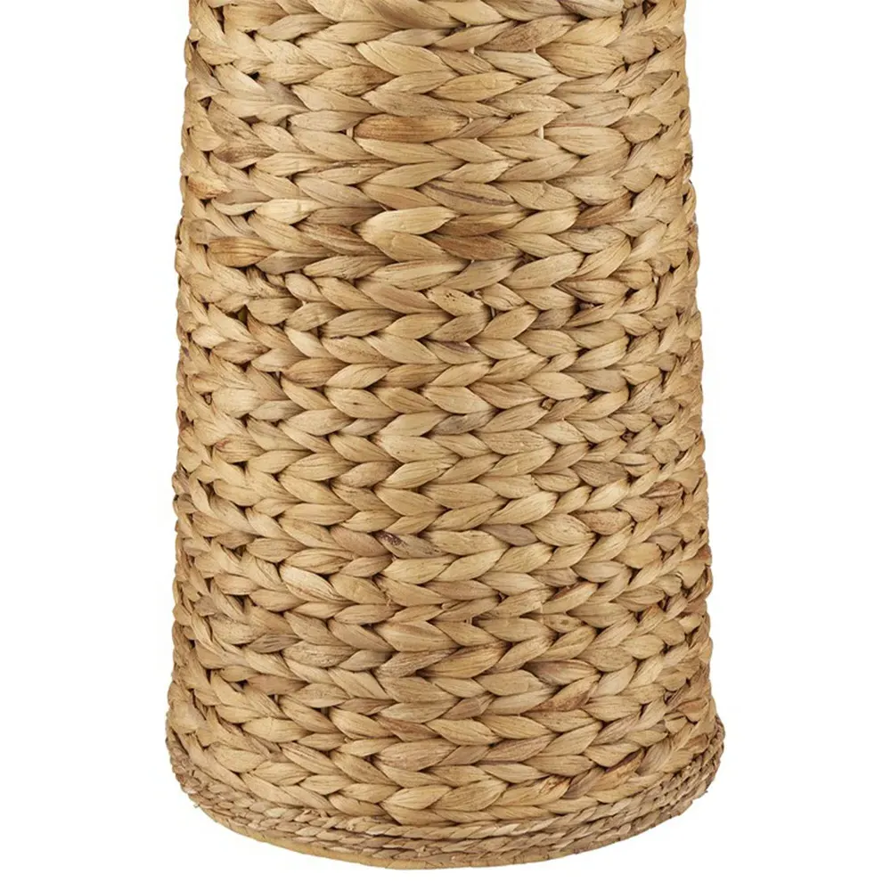 Elliot Column Floor Lamp - Natural, Water Hyacinth