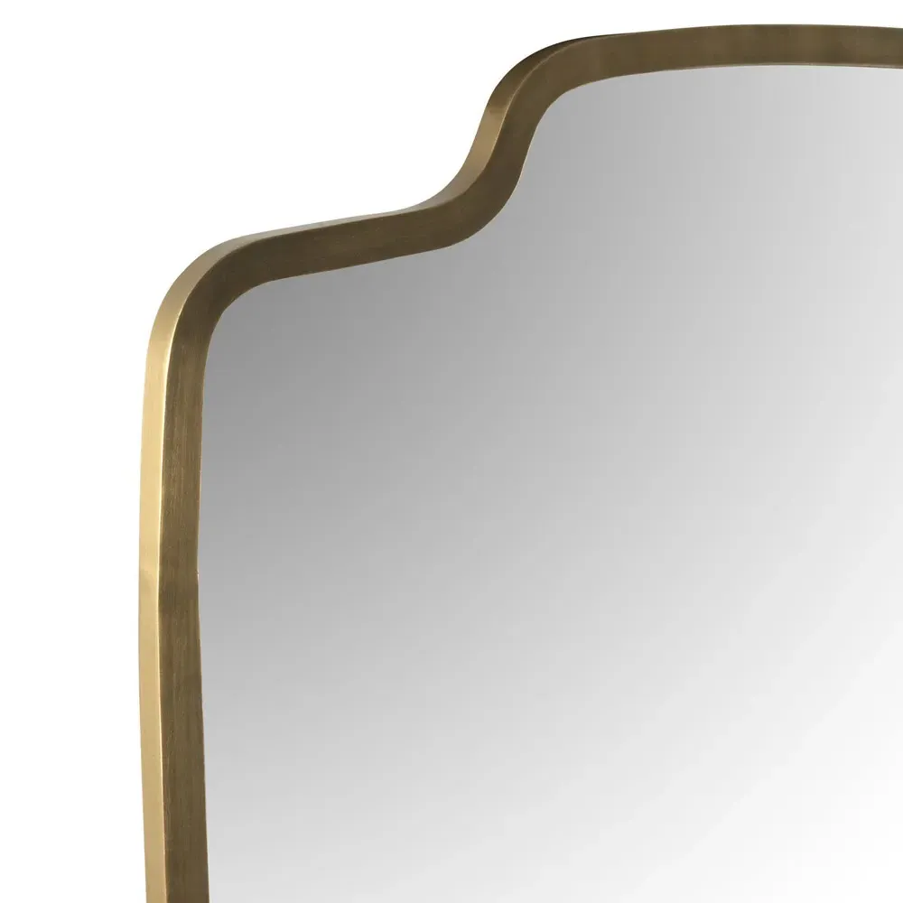Ellis Iron Wall Mirror - Brass