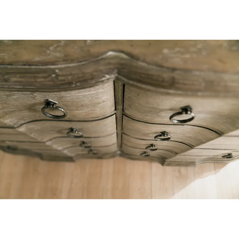 Elmer 8 Drawer Double Dresser - Brown, Wood