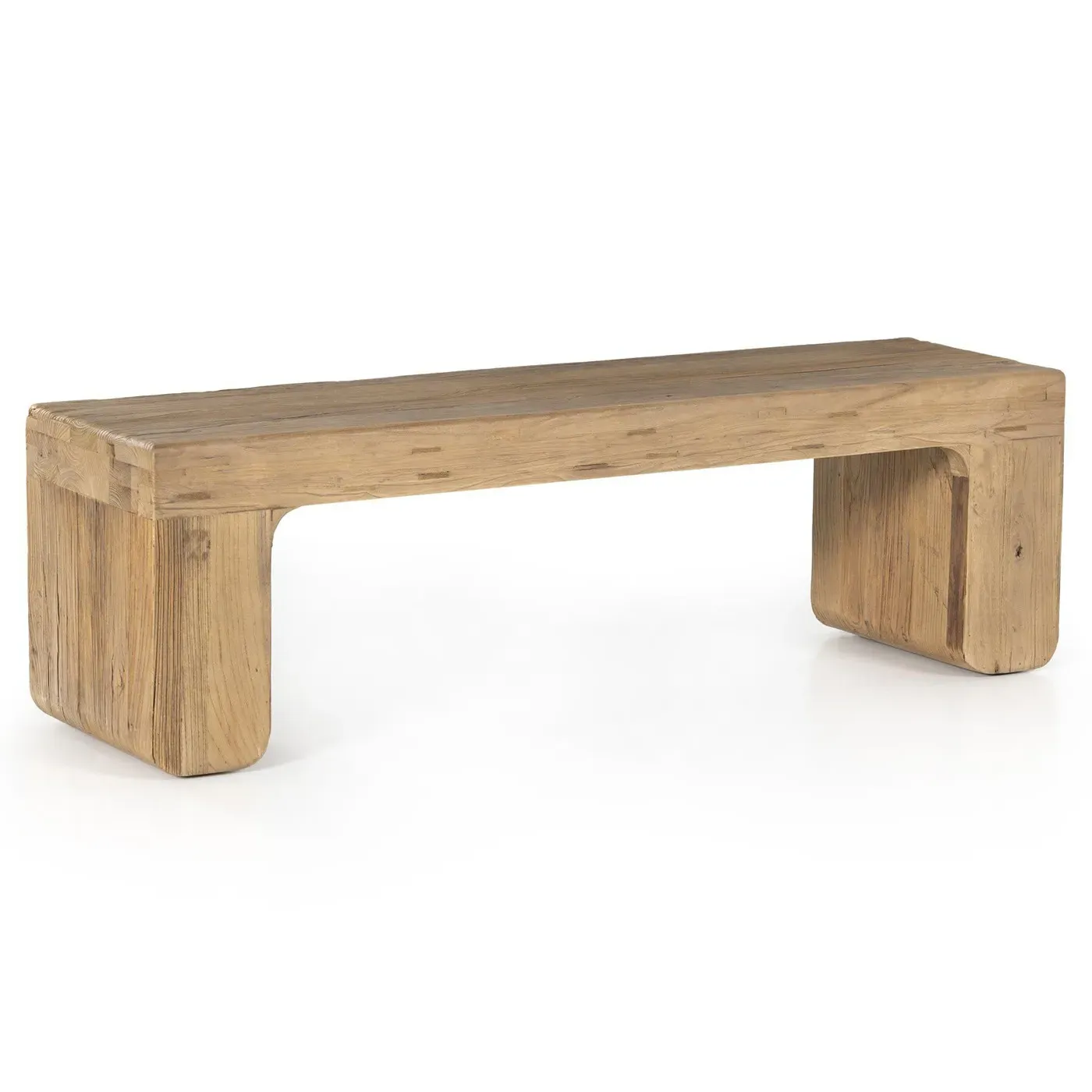 Eloisa Entryway Bench - Brown, Reclaimed Elm Wood