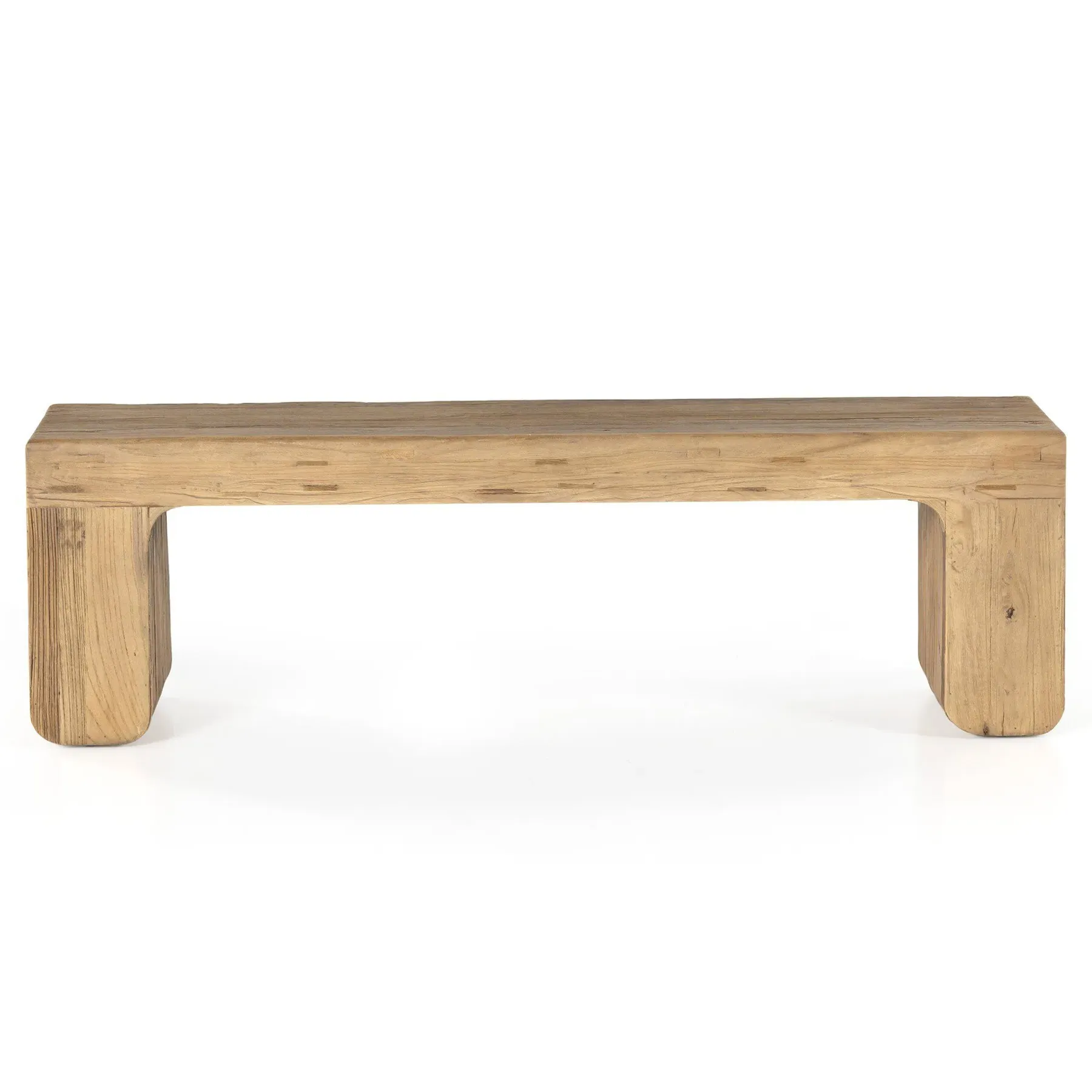 Eloisa Entryway Bench - Brown, Reclaimed Elm Wood