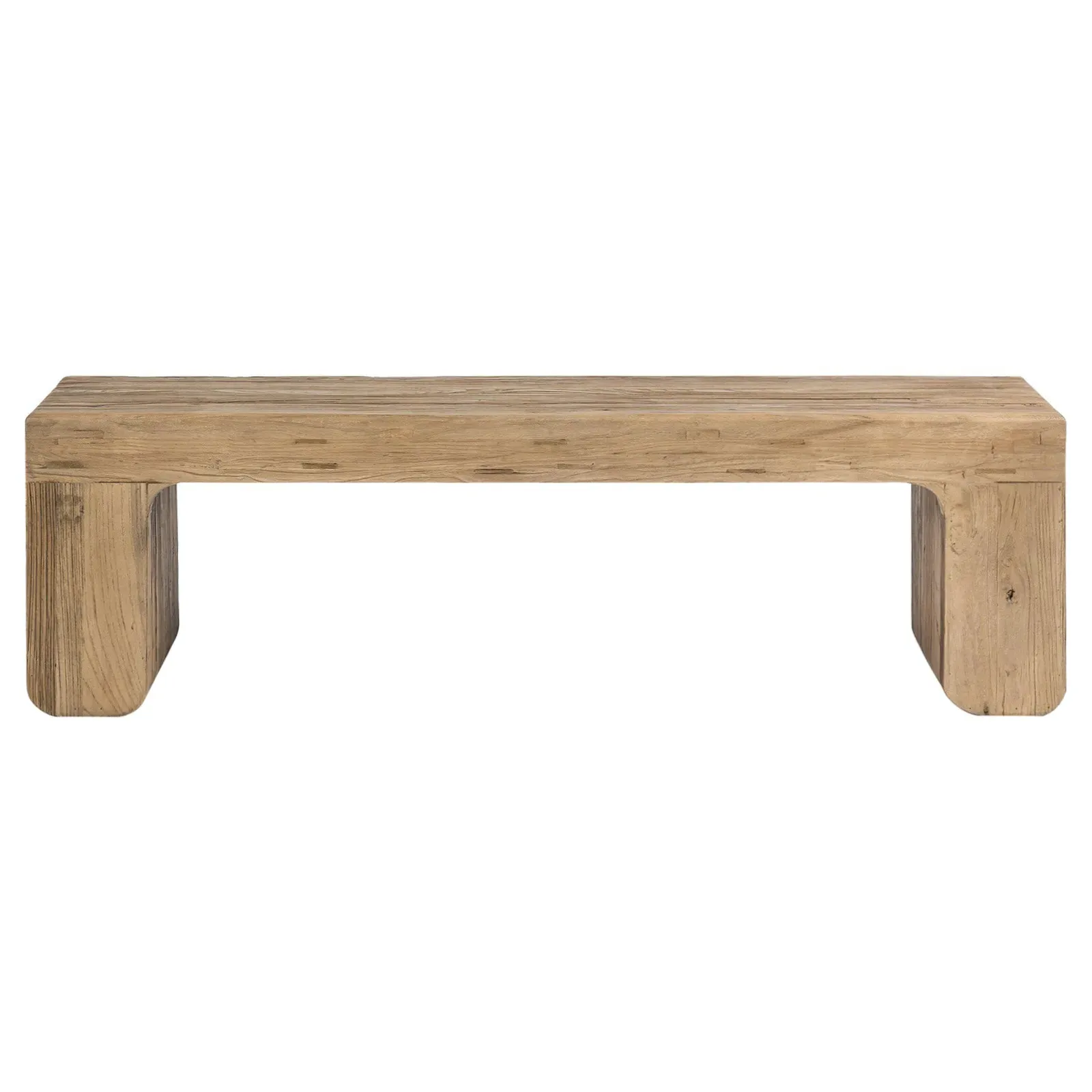 Eloisa Entryway Bench - Brown, Reclaimed Elm Wood