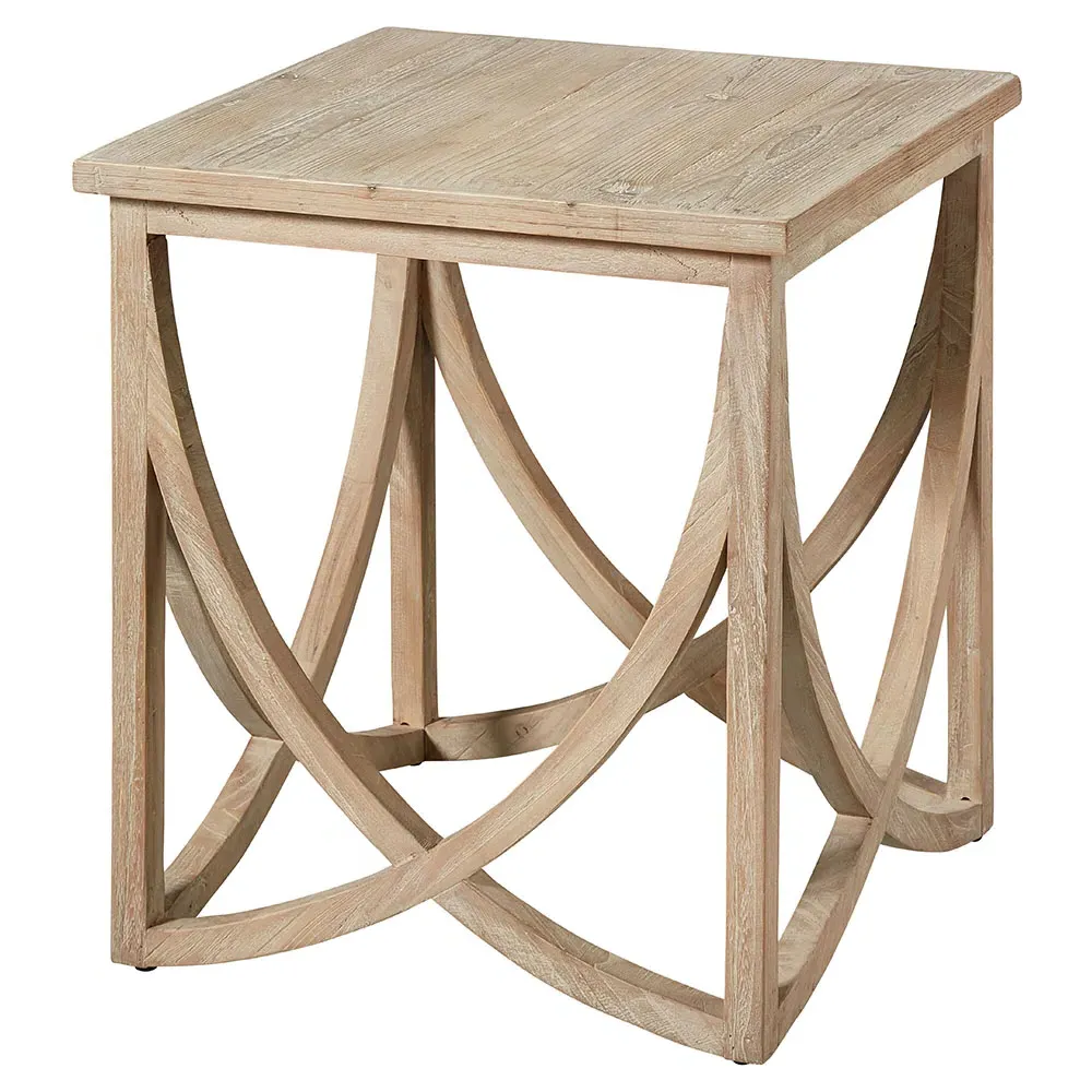 Eloise Square End Table - Brown, Fir Wood image