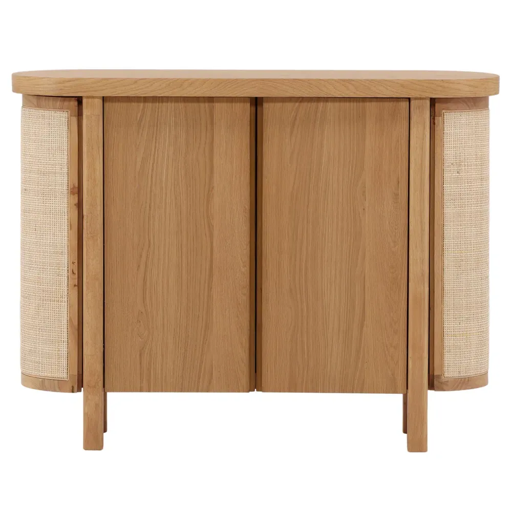 Elon Woven Cane Sideboard - Natural, Rubberwood image