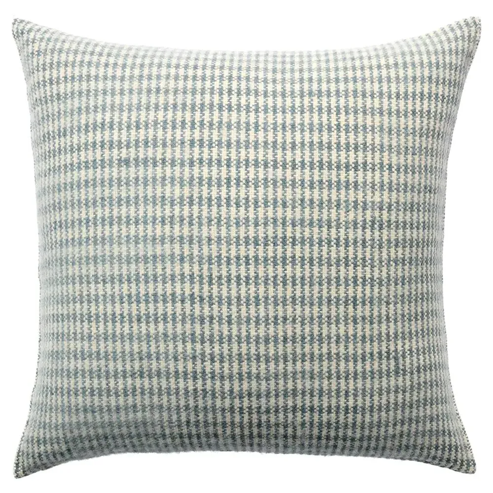 Elowen Gingham Throw Pillow - Green, Wool image