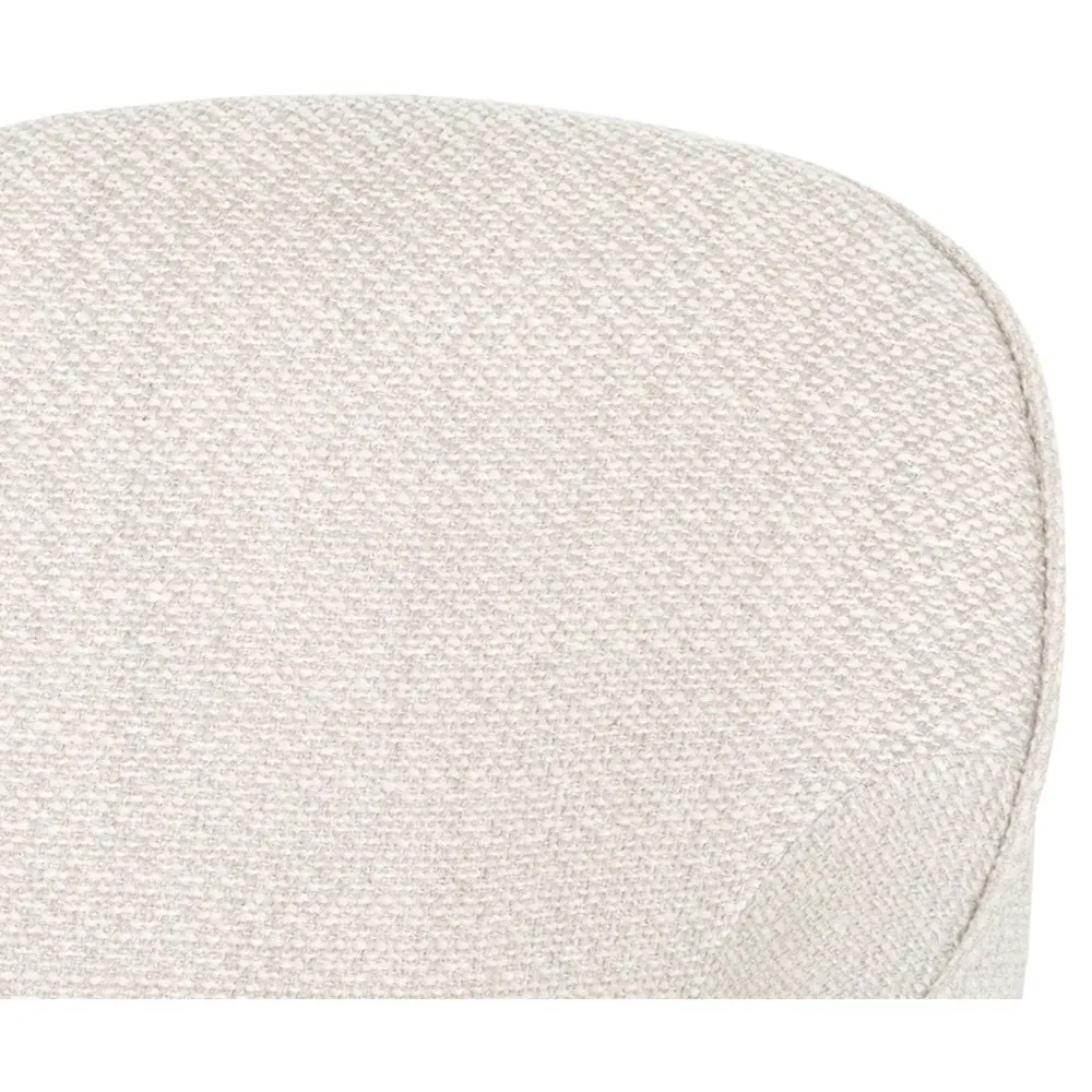 Elspeth Swivel Office Chair - White, Performance Fabric