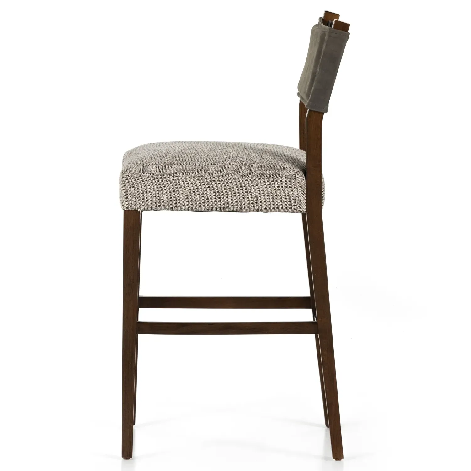 Ely Bar Stool - Grey, Parawood