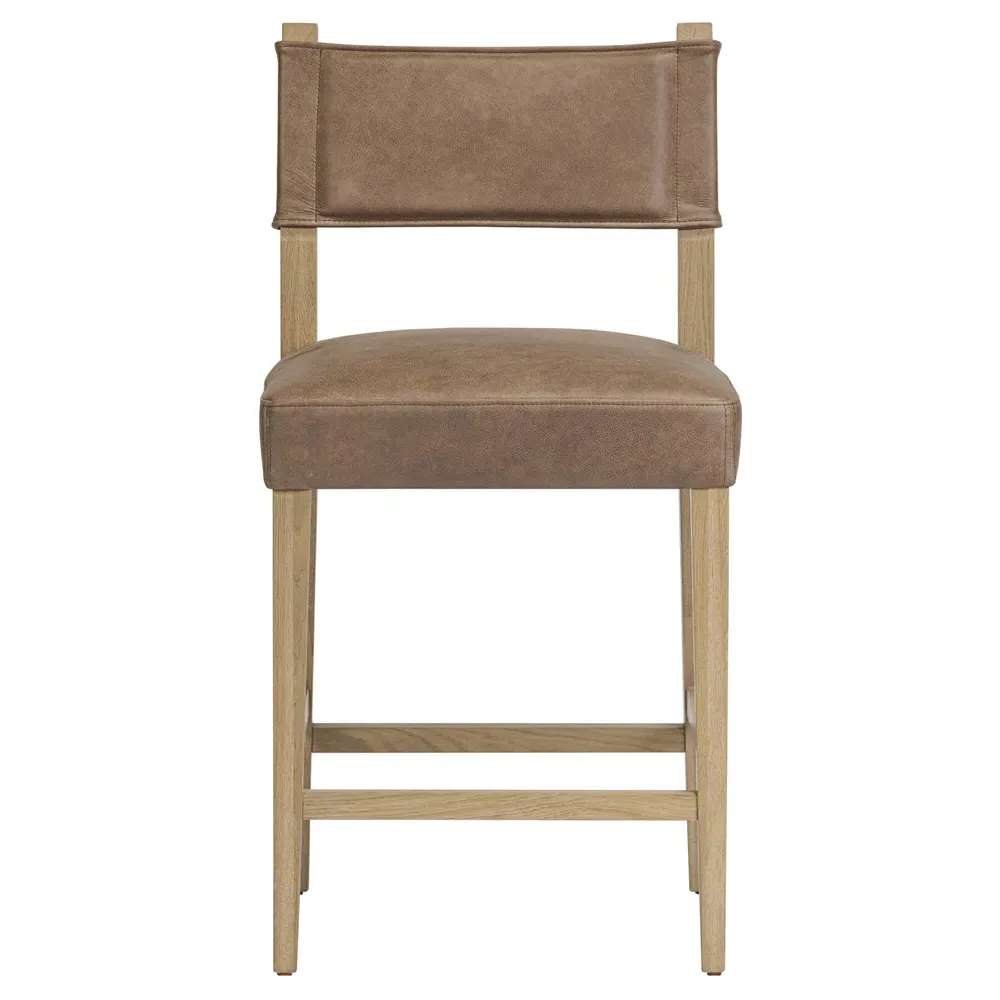 Ely Counter Stool - Brown, Oak