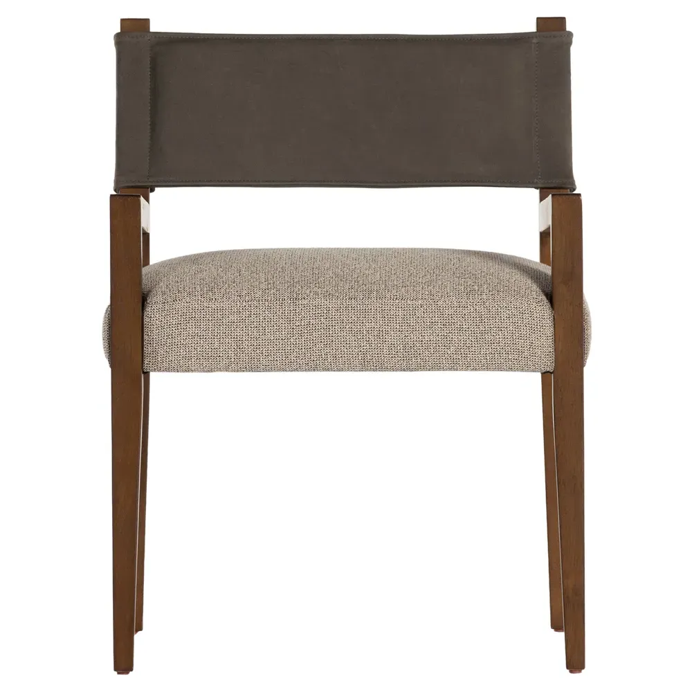 Ely Dining Arm Chair - Grey, Parawood image