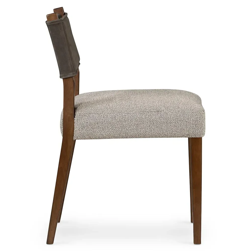 Ely Dining Side Chair - Grey, Parawood