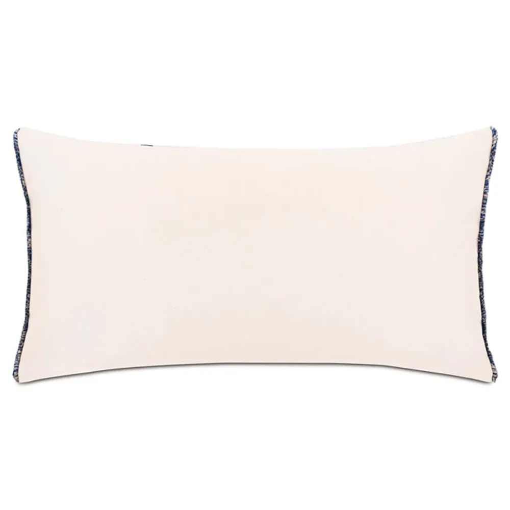 Elyra French Country Lumbar Pillow - Beige, Cotton
