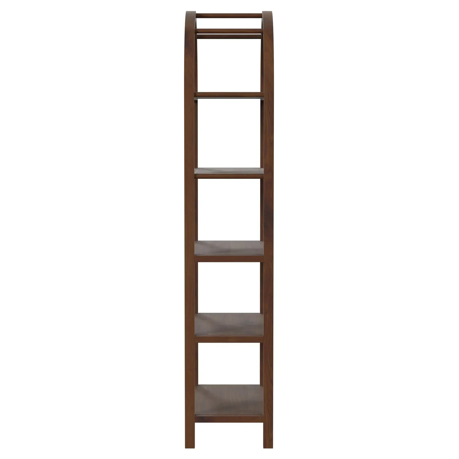 Elyse Arched Etagere - Brown, Wood