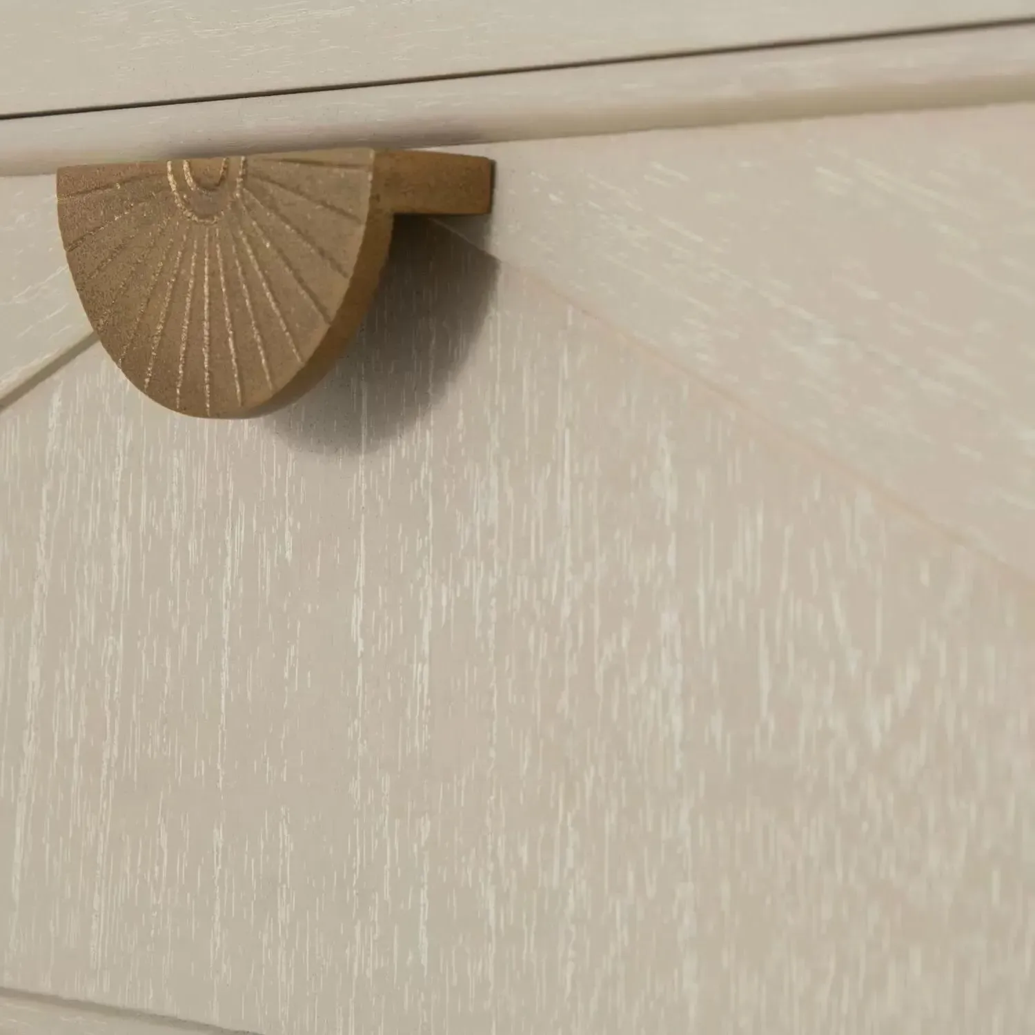 Emberly 3-Drawer Nightstand - White, Oak