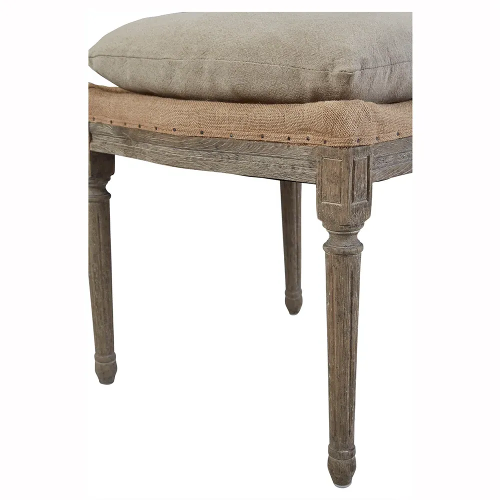 Emberly Cane Back Side Chair - Beige, Pine Wood