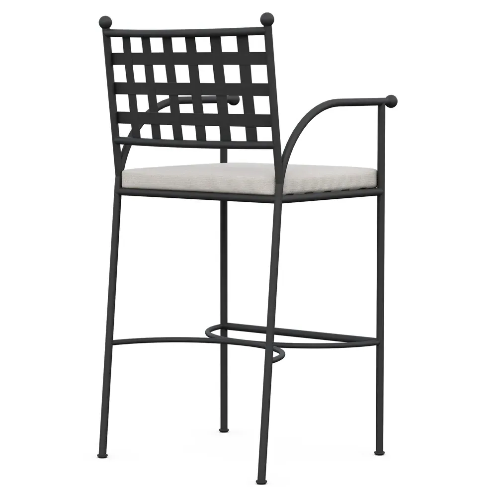 Emeline Bar Stool - Cream, Iron