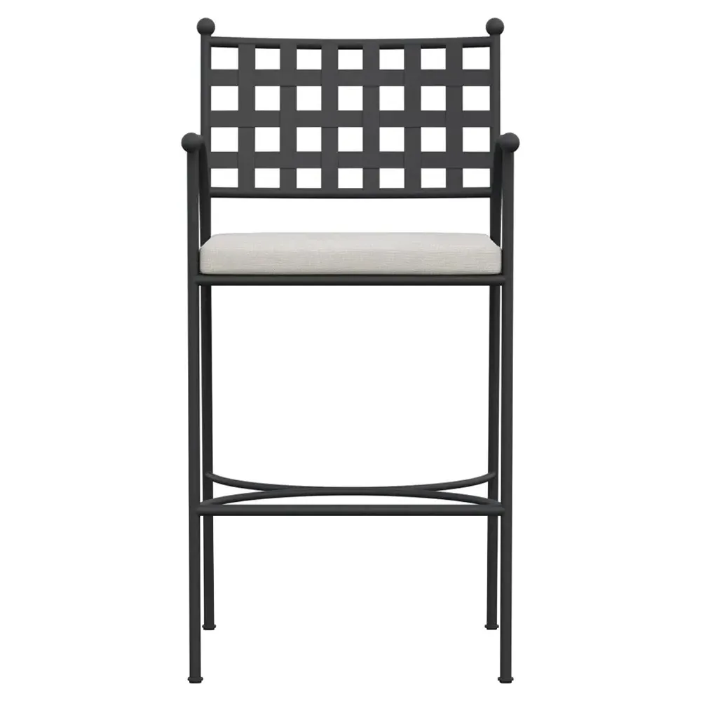Emeline Bar Stool - Cream, Iron