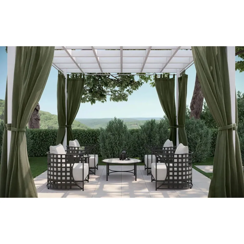 Emeline Barrel Chair - Cream, Iron