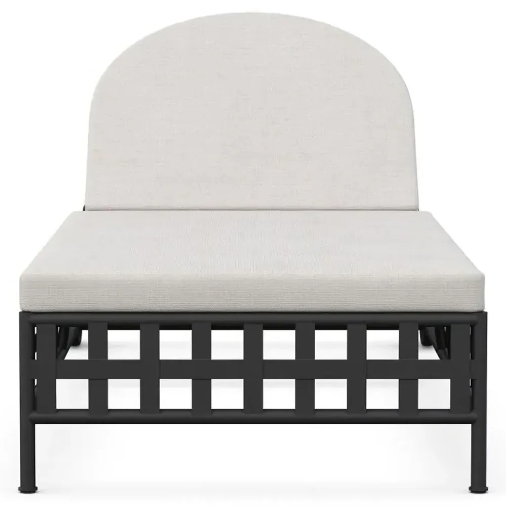 Emeline Chaise Lounge - Cream, Iron