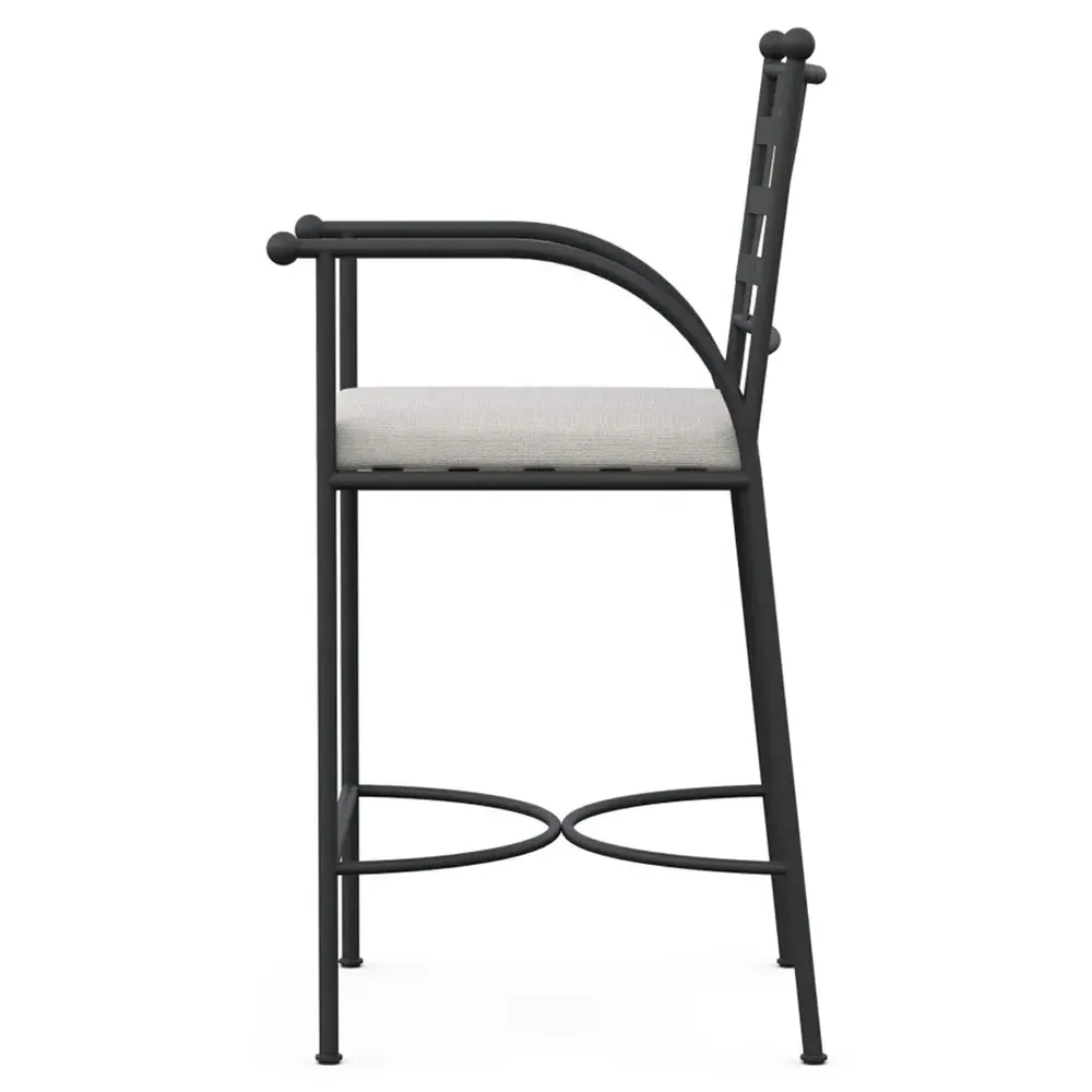 Emeline Counter Stool - Cream, Iron