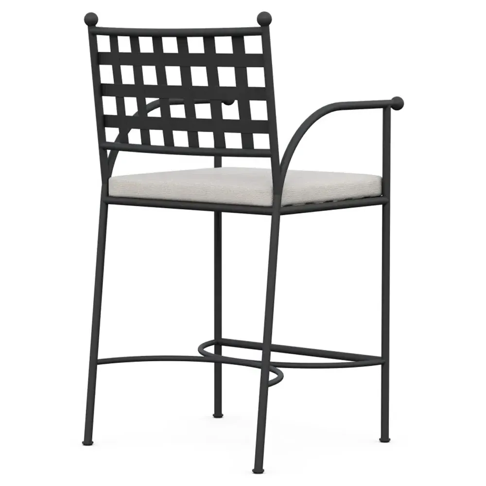 Emeline Counter Stool - Cream, Iron