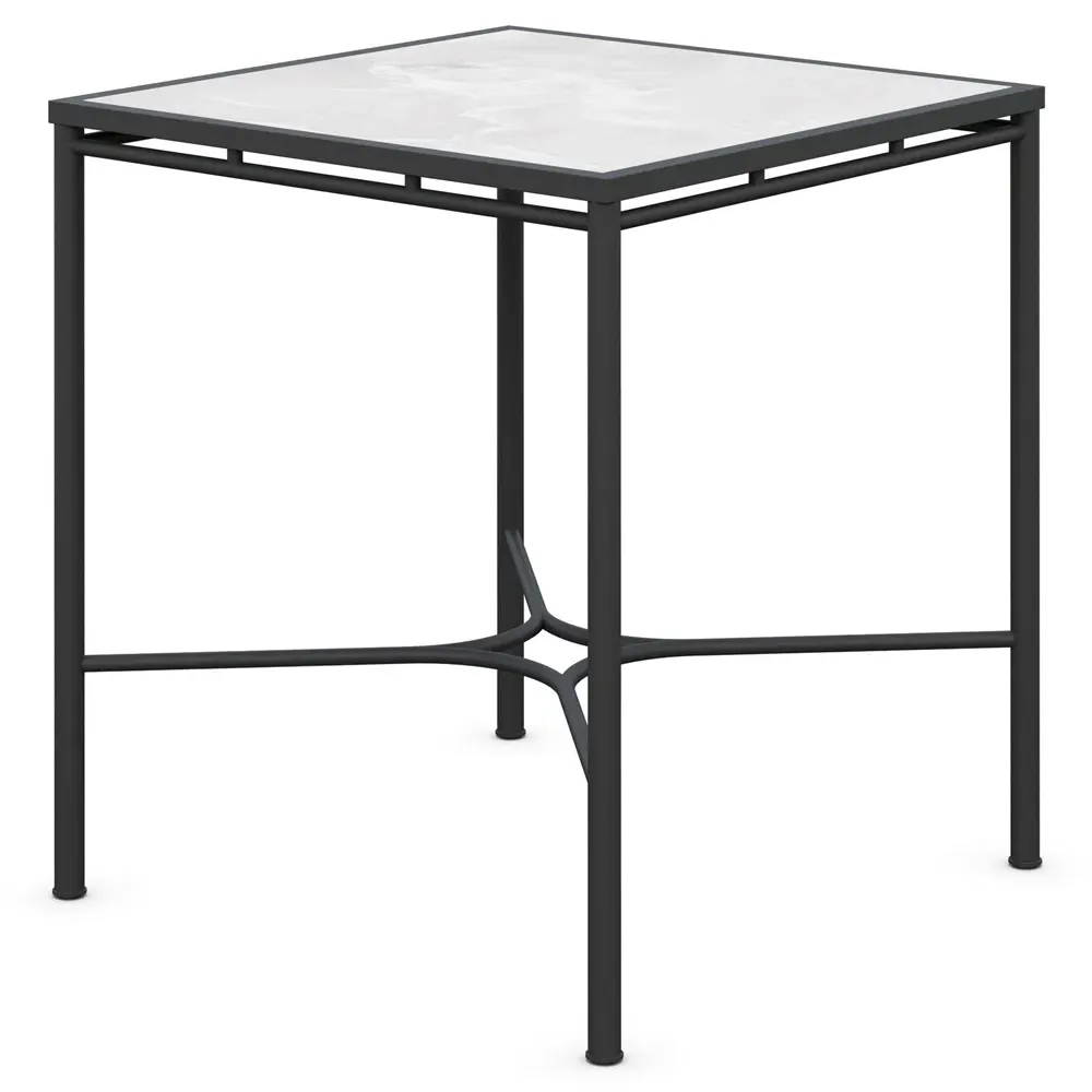Emeline Helena Square Outdoor Bar Table - Helena, Dekton