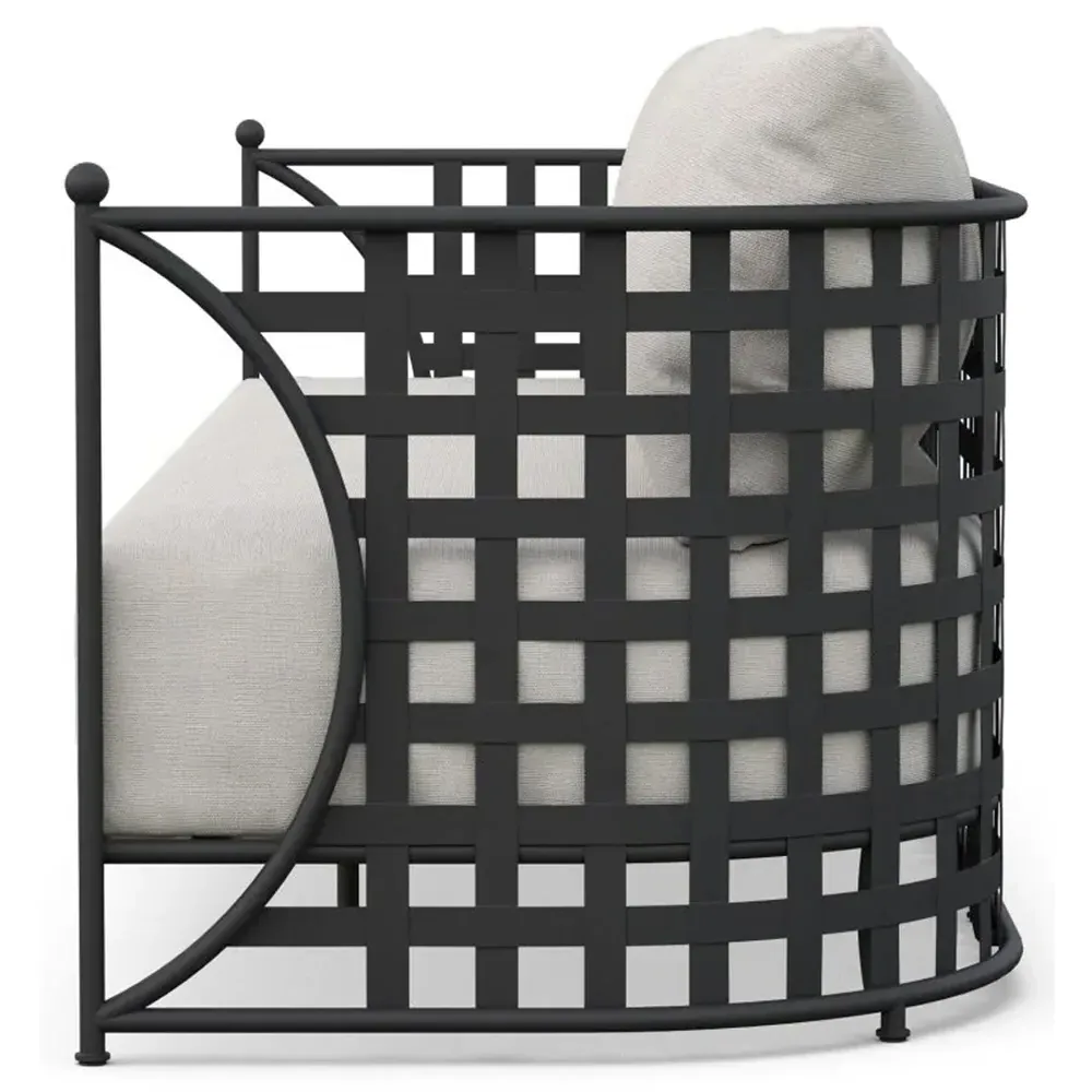 Emeline Outdoor Sofa - Cream, Iron