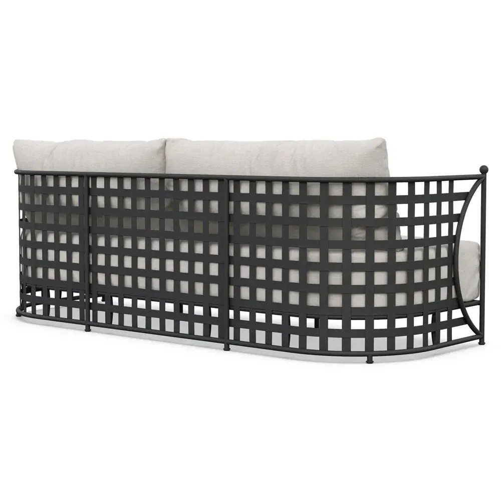 Emeline Outdoor Sofa - Cream, Iron