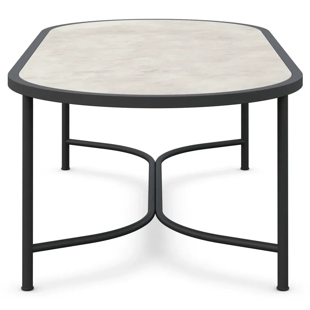 Emeline Oval Outdoor Dining Table - Albarium, Dekton