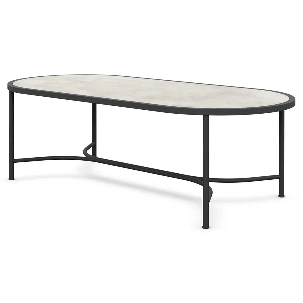 Emeline Oval Outdoor Dining Table - Albarium, Dekton