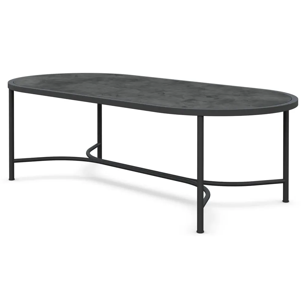 Emeline Oval Outdoor Dining Table - Micron, Dekton