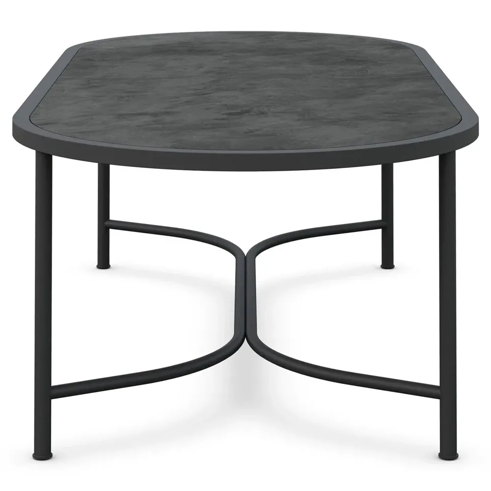 Emeline Oval Outdoor Dining Table - Micron, Dekton
