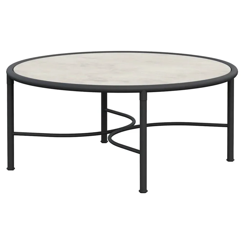 Emeline Round Outdoor Coffee Table - Albarium, Dekton