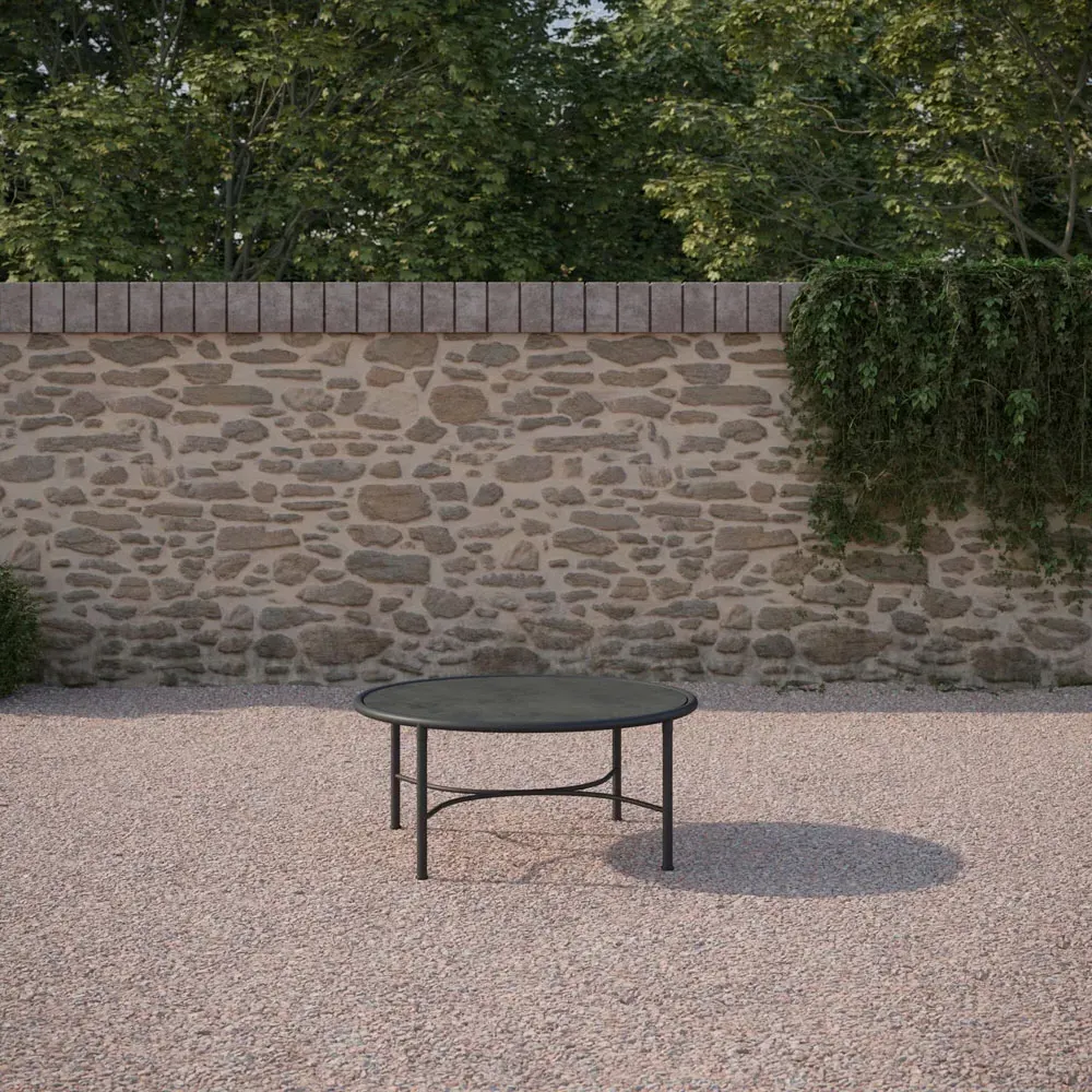 Emeline Round Outdoor Coffee Table - Micron, Dekton