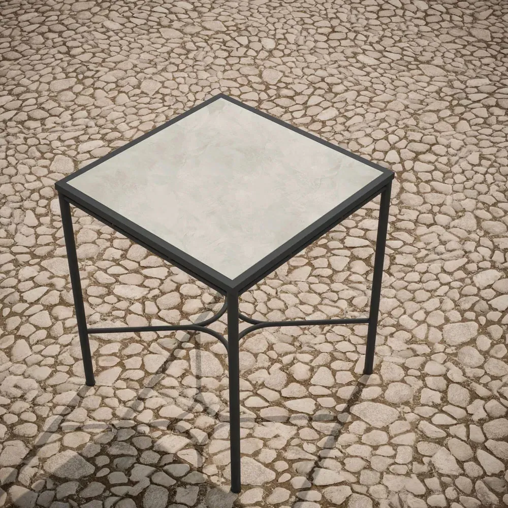 Emeline Square Outdoor Bar Table - Albarium, Dekton