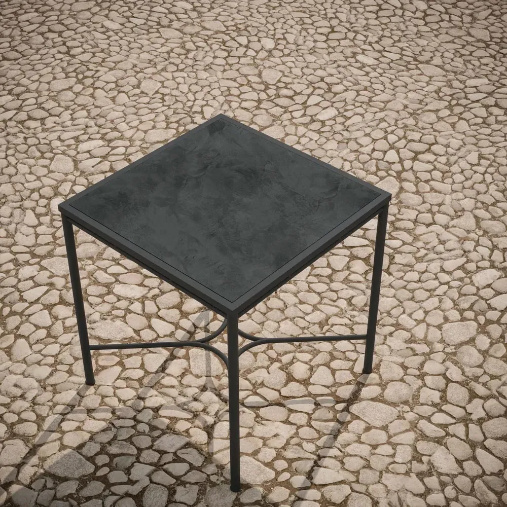 Emeline Square Outdoor Counter Table - Micron, Dekton