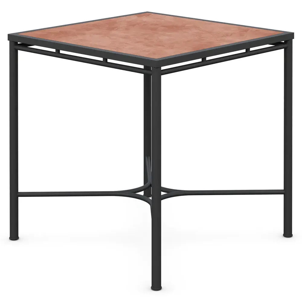 Emeline Square Outdoor Counter Table - Umber, Dekton