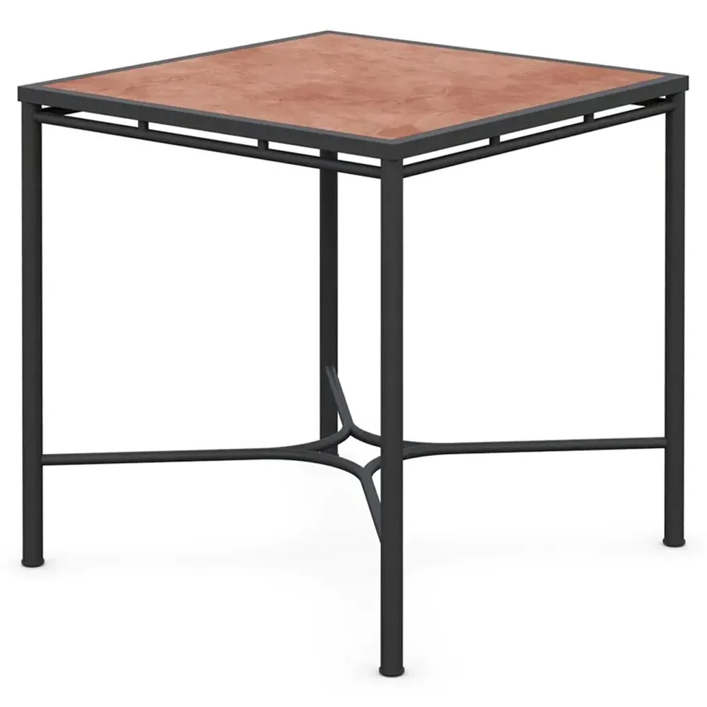 Emeline Square Outdoor Counter Table - Umber, Dekton