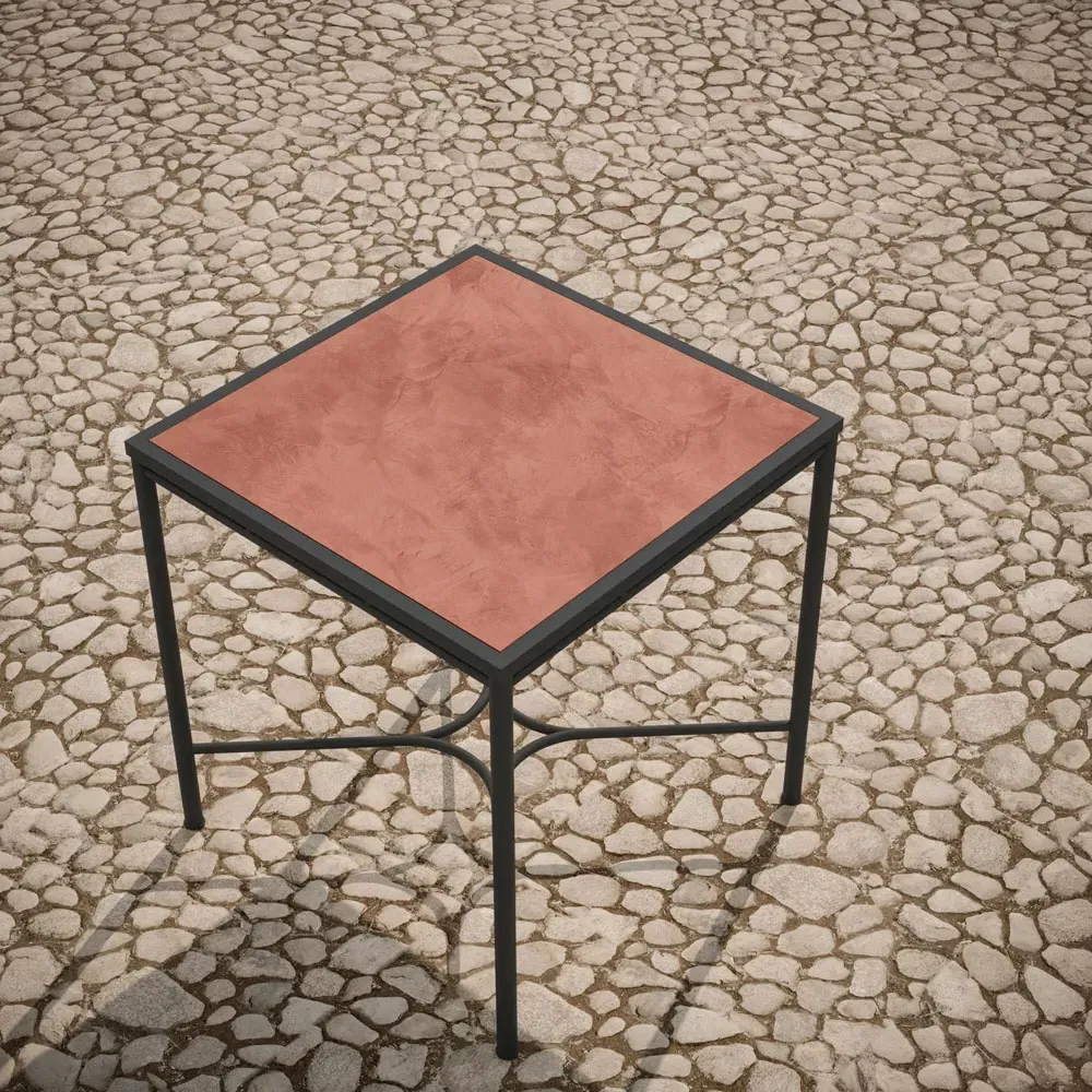 Emeline Square Outdoor Counter Table - Umber, Dekton