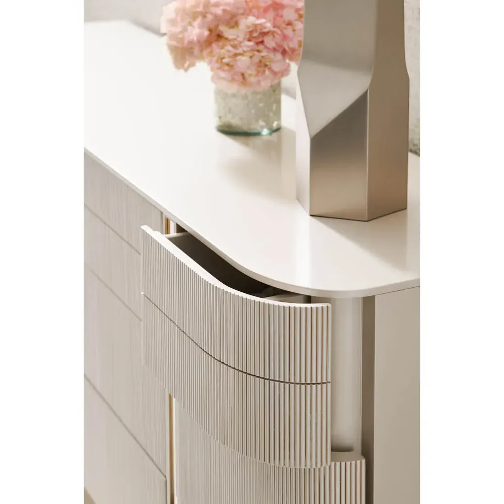 Emerson 9 Drawer Dresser - Pearl, Birch Wood